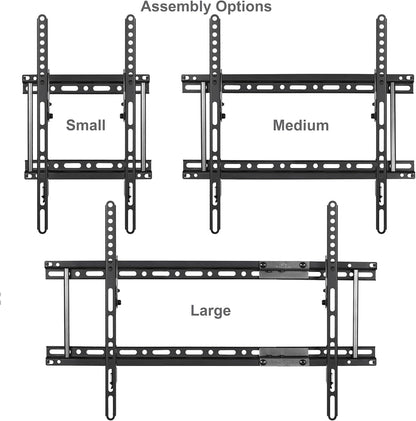 APTMM2B TV Wall Mount for 20-80" Tvs (Some up to 90”) up to VESA 600 and 165Lbs, and Fits 16” and 24” Wall Studs, and Includes a Tilt TV Bracket, a 10' Twisted Veins HDMI Cable and a 6" 3-Axis